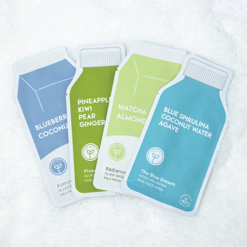 Tropical Island Oasis Firming & Rejuvenating Sheet Mask Travel Kit - ESW Beauty