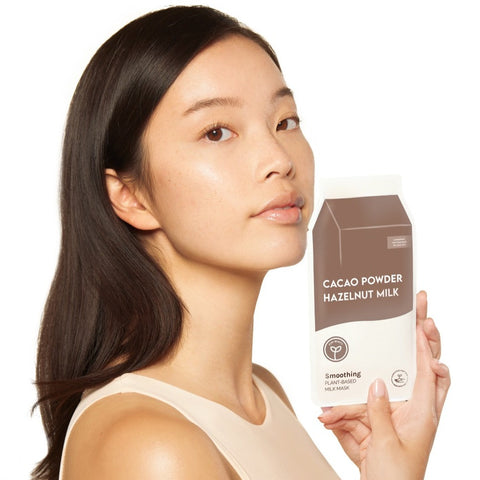 Cacao Powder Smoothing Plant-Based Milk Mask - ESW Beauty