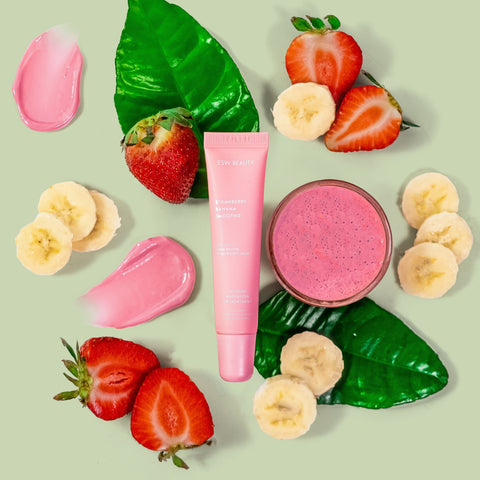 Strawberry Banana Smoothie Intense Hydration Lip Treatment - ESW Beauty