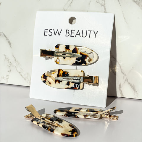 Iced Chai Duo Creaseless Hair Clips - ESW Beauty