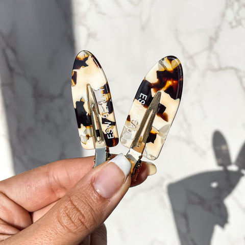 Iced Chai Duo Creaseless Hair Clips - ESW Beauty
