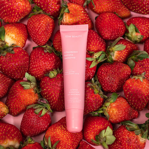 Strawberry Banana Smoothie Intense Hydration Lip Treatment - ESW Beauty