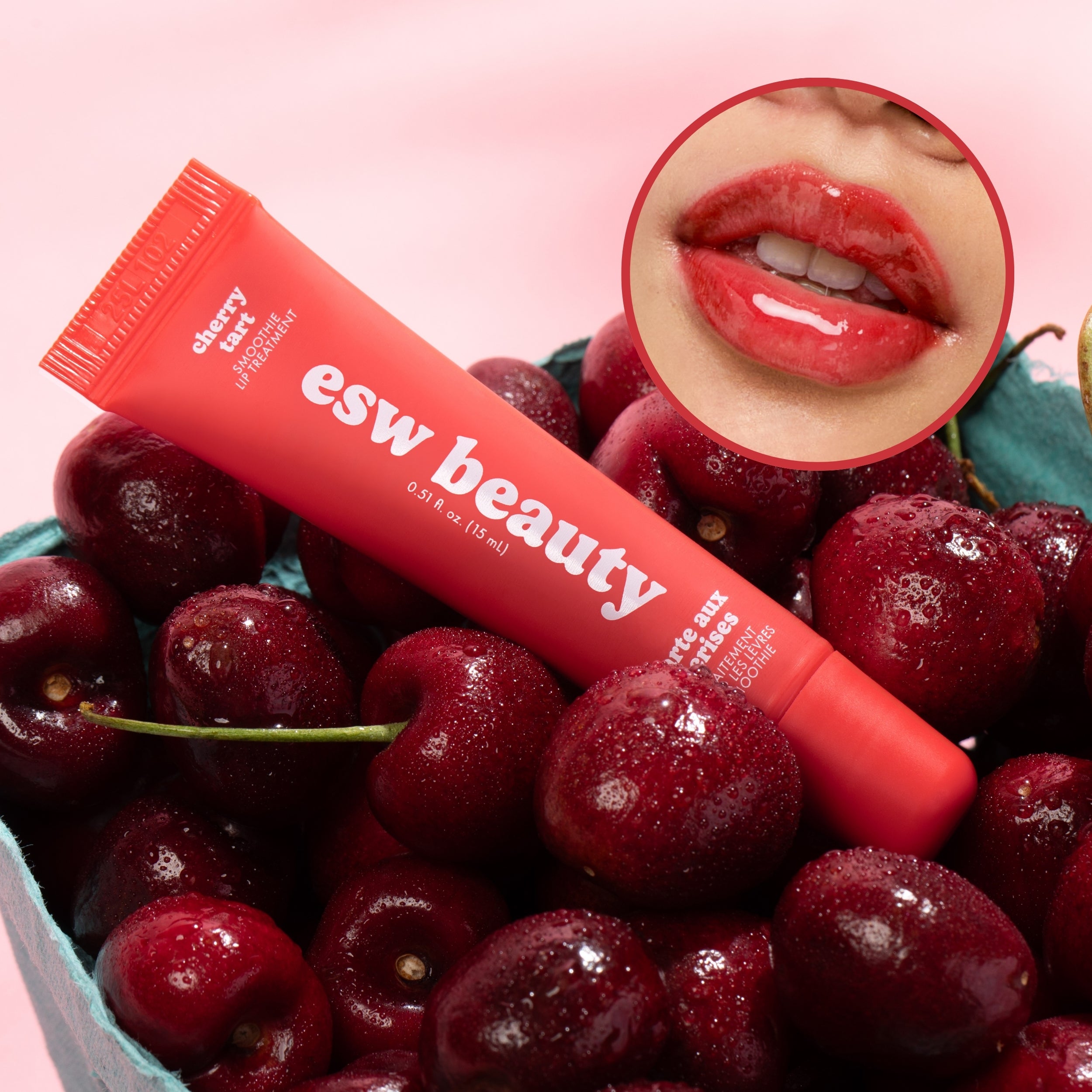 Cherry Tart Smoothie Lip Treatment - ESW Beauty