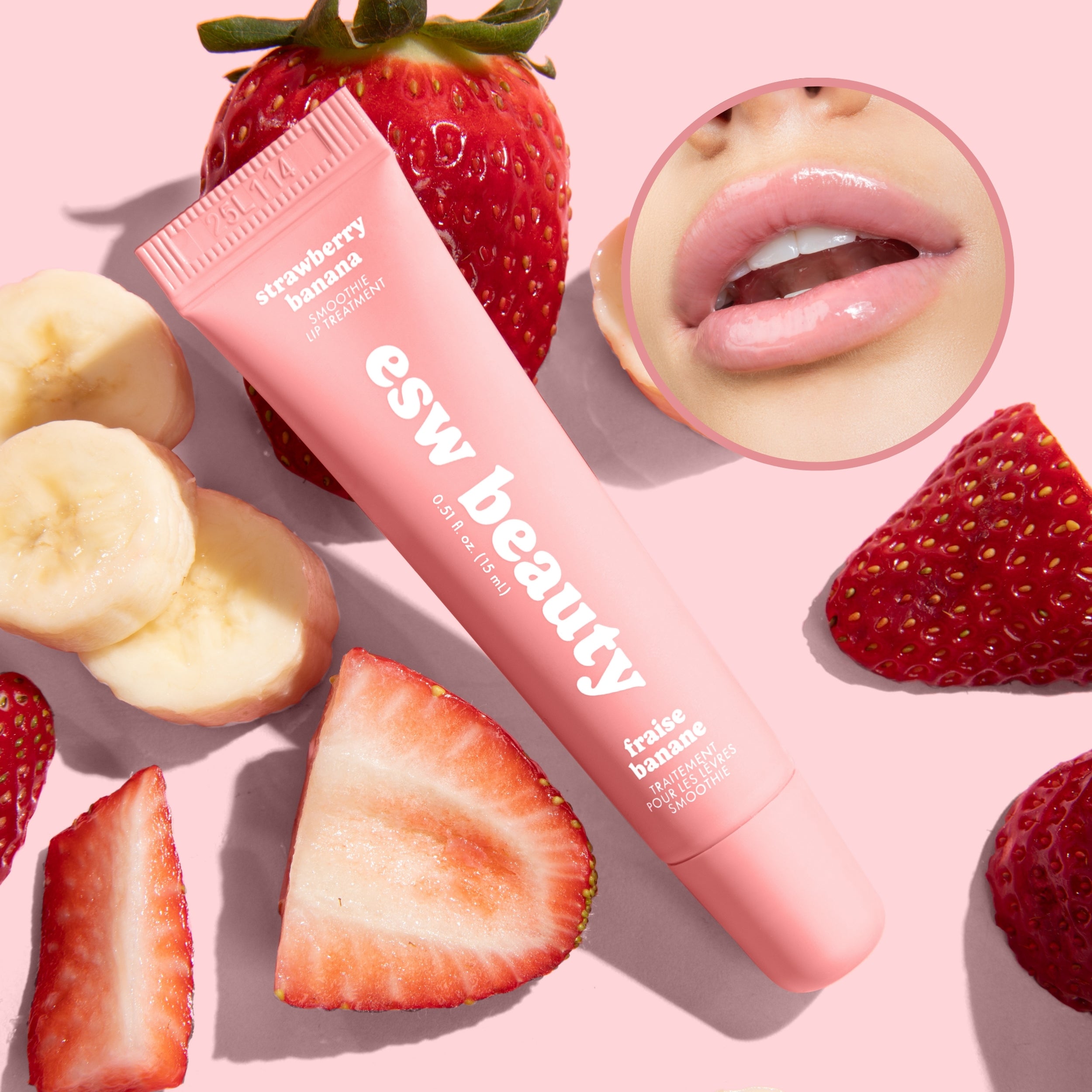 Strawberry Banana Smoothie Lip Treatment Strawberry Banana Smoothie Lip Treatment