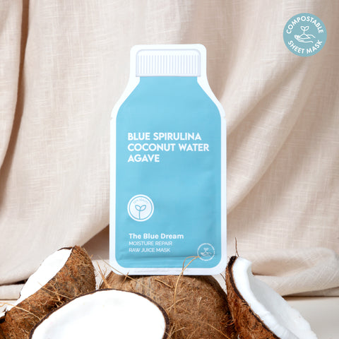 The Blue Dream Moisture Repair Raw Juice Mask - ESW Beauty