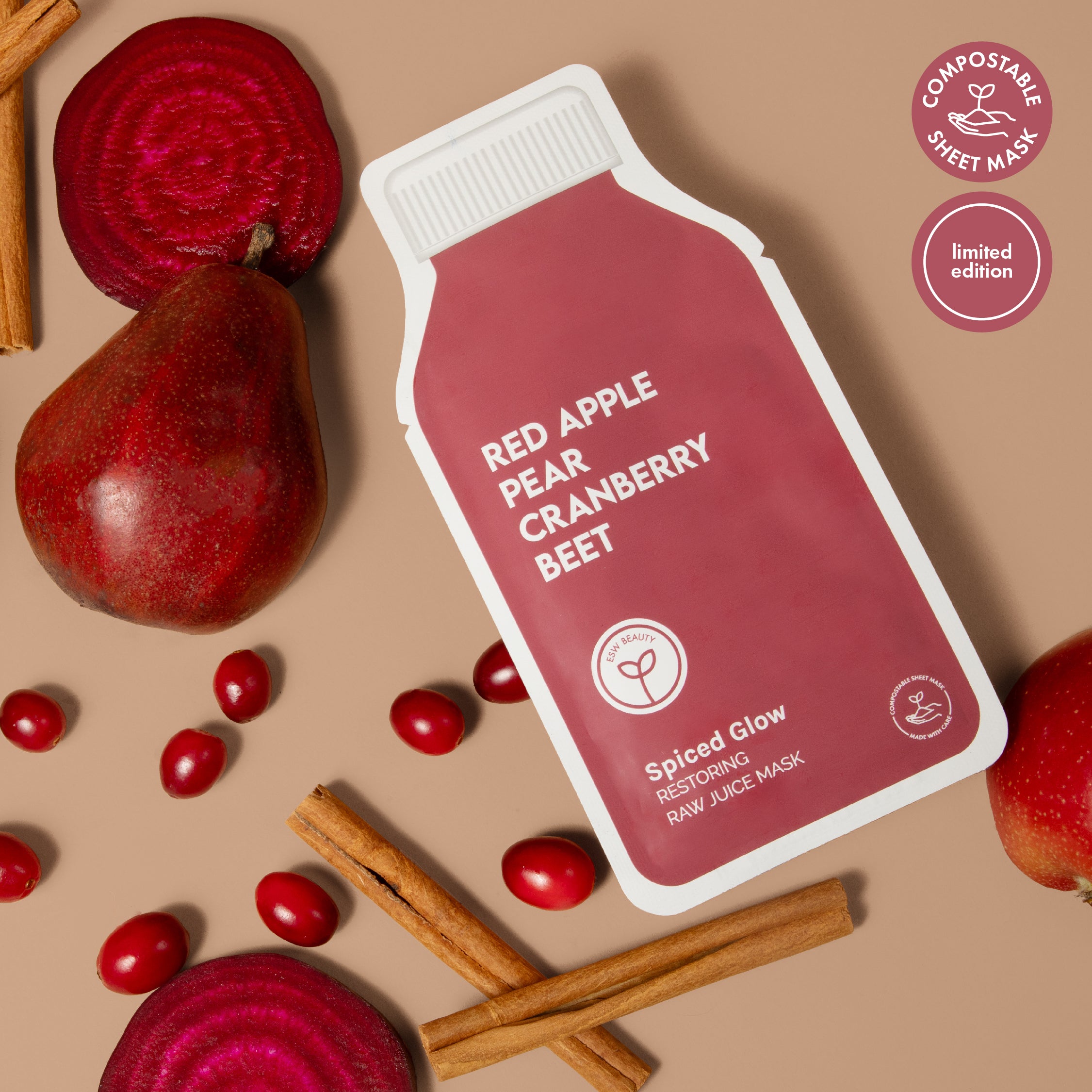 Spiced Glow Restoring Raw Juice Mask - ESW Beauty