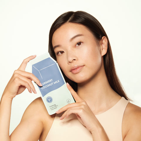 Blueberry Coconut Milk Firming Plant-Based Milk Mask - ESW Beauty