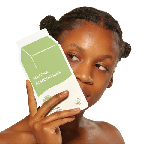 Matcha Almond Milk Radiance Plant-Based Milk Mask - ESW Beauty