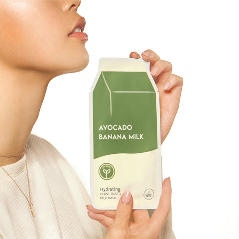Avocado Banana Milk Hydrating Plant-Based Milk Mask - ESW Beauty