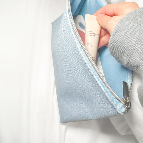 Reusable Beauty Pouch - Blue - ESW Beauty