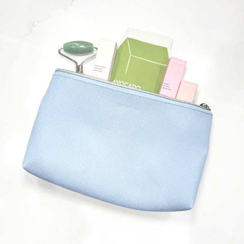 Reusable Beauty Pouch - Blue - ESW Beauty