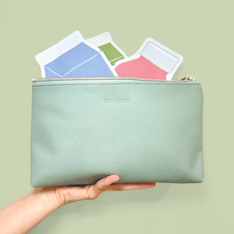 Reusable Beauty Pouch - Sage - ESW Beauty