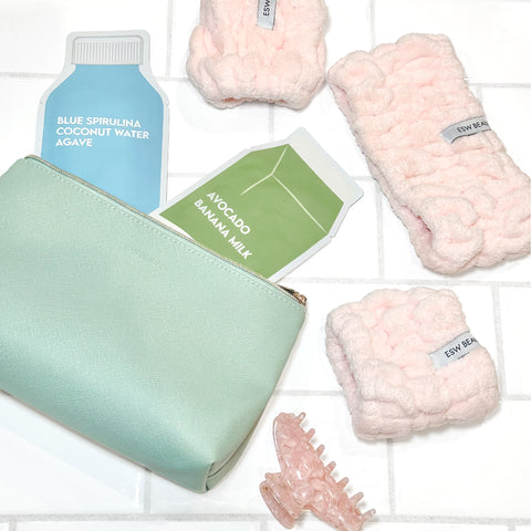Reusable Beauty Pouch - Sage - ESW Beauty