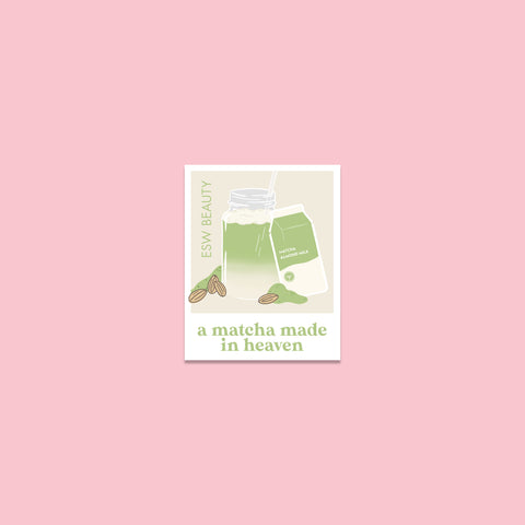 A Matcha Made in Heaven Sticker - ESW Beauty