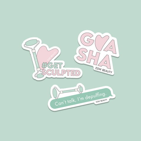 Facial Tools Sticker Bundle - ESW Beauty