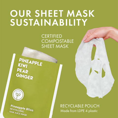 Pineapple Bliss Revitalizing Raw Juice Mask - ESW Beauty