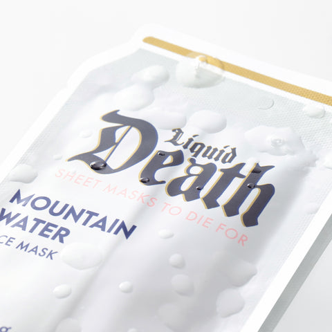 Mountain Water Hydrating Liquid Death Face Mask - ESW Beauty