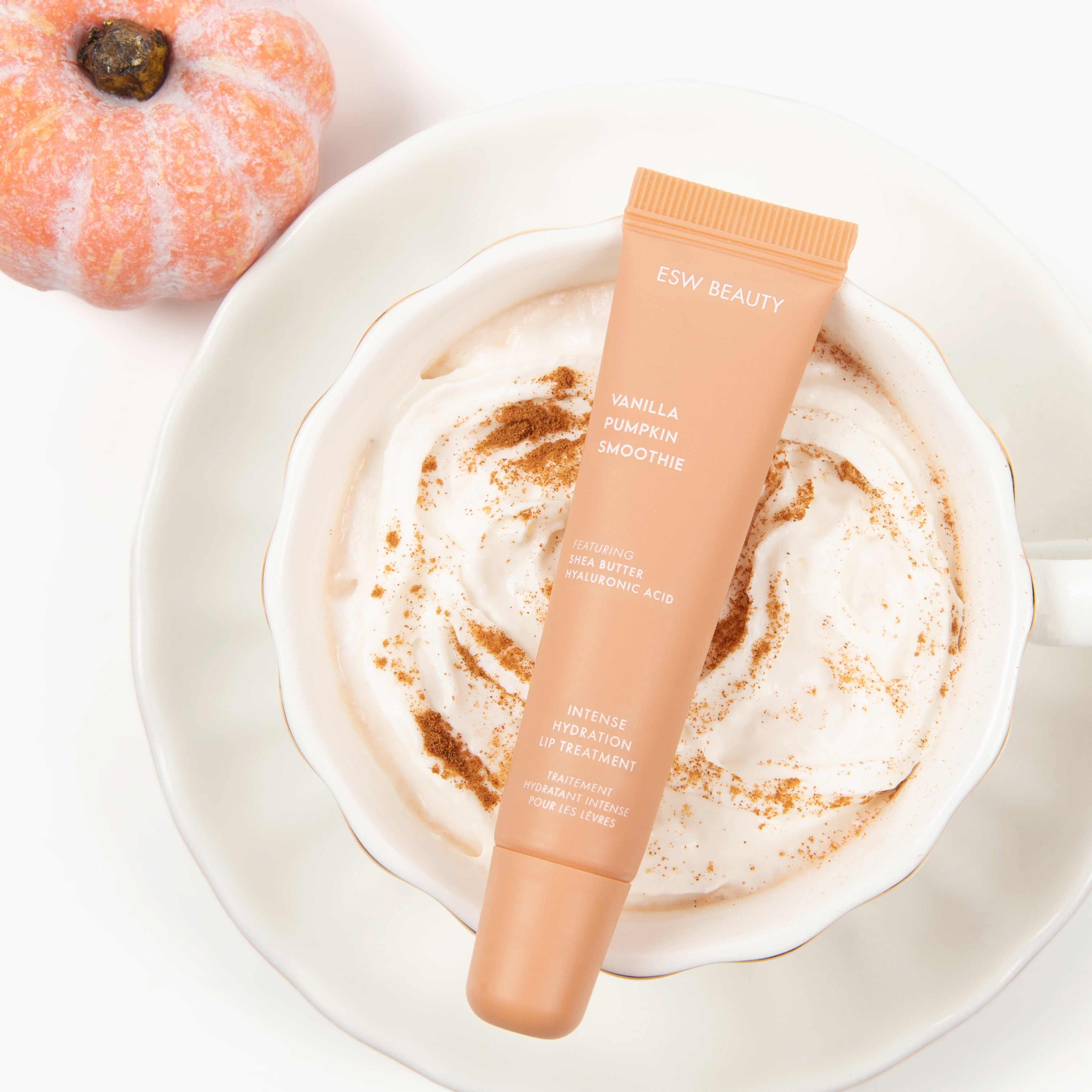 Vanilla Pumpkin Smoothie Intense Hydration Lip Treatment Holiday Skins - ESW Beauty
