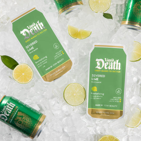 Severed Lime Revitalizing Liquid Death Face Mask - ESW Beauty