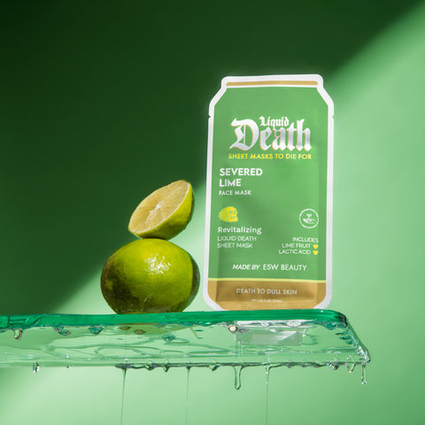 Severed Lime Revitalizing Liquid Death Face Mask - ESW Beauty
