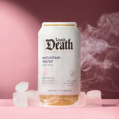 Mountain Water Hydrating Liquid Death Face Mask - ESW Beauty