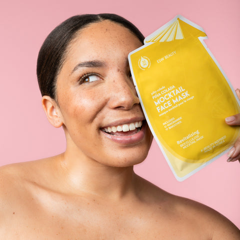 Piña Colada Revitalizing Biocellulose Mocktail Mask - ESW Beauty