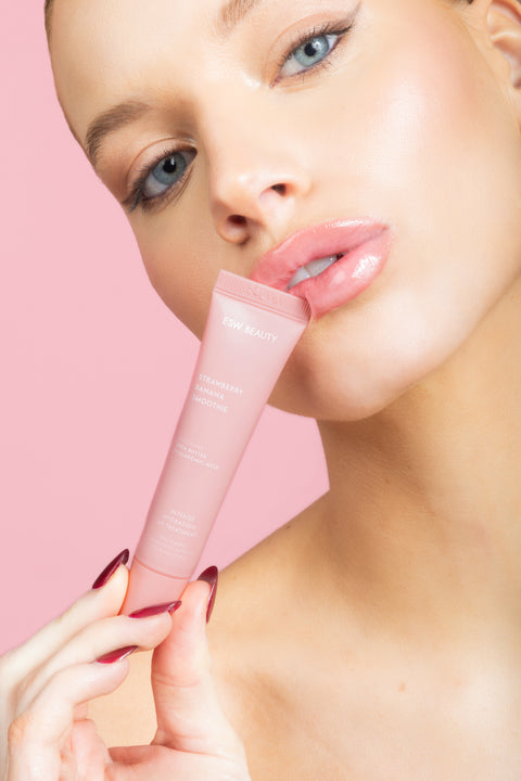 Strawberry Banana Smoothie Intense Hydration Lip Treatment - ESW Beauty