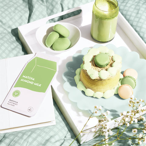 Matcha Almond Milk Radiance Plant-Based Milk Mask - ESW Beauty