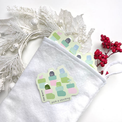 Pick A Stocking Sticker - ESW Beauty