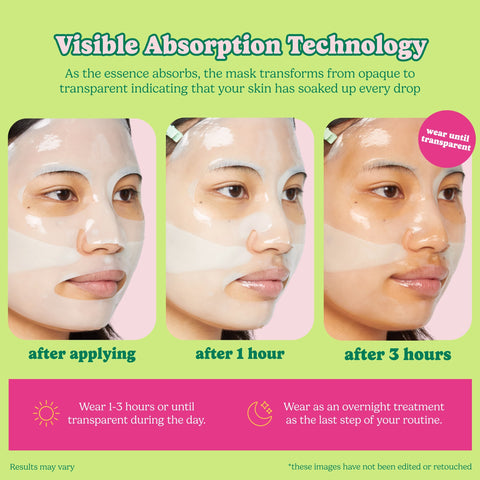 Dose of Moisture Hydrating Hydrogel PDRN Face Mask - ESW Beauty