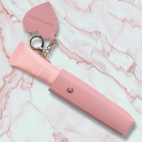 Pink Smoothie Lip Treatment Keychain