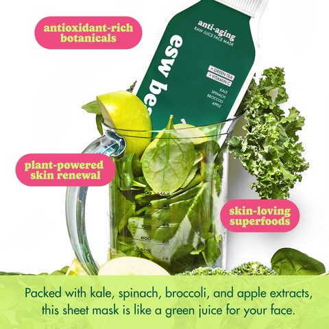 Green Reset Anti Aging Raw Juice Mask - ESW Beauty