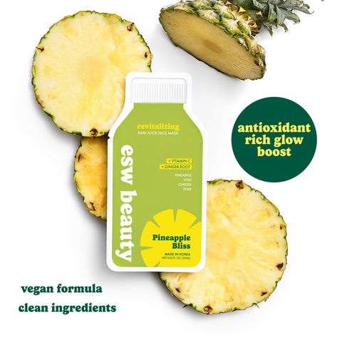Pineapple Bliss Revitalizing Raw Juice Mask - ESW Beauty