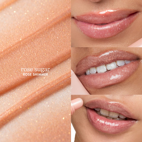 Rose Sugar Shimmer Smoothie Lip Treatment - ESW Beauty