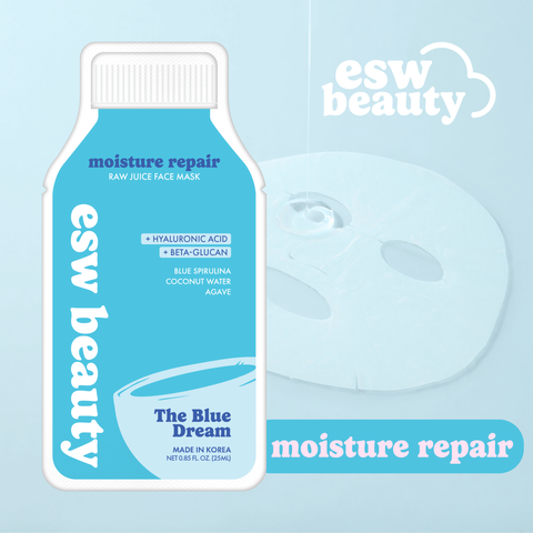 The Blue Dream Moisture Repair Raw Juice Mask - ESW Beauty