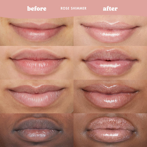 Rose Sugar Shimmer Smoothie Lip Treatment - ESW Beauty