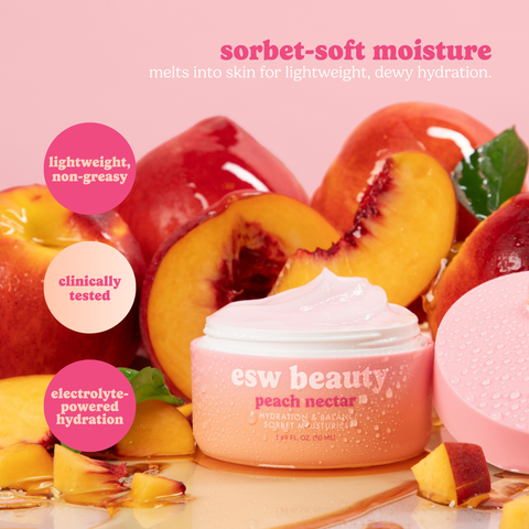 Peach Nectar Sorbet Moisturizer - ESW Beauty
