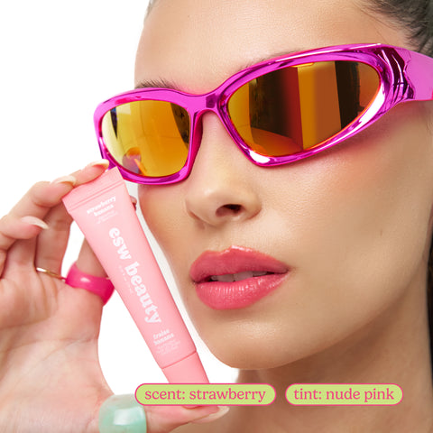 Strawberry Banana Smoothie Intense Hydration Lip Treatment - ESW Beauty
