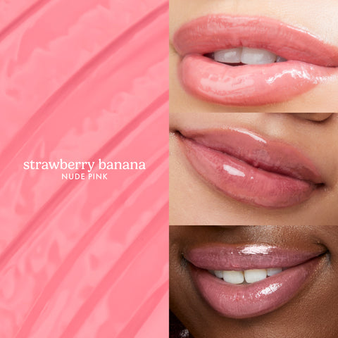 Strawberry Banana Smoothie Intense Hydration Lip Treatment - ESW Beauty