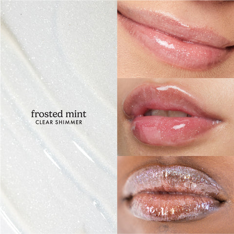 Frosted Mint Shimmer Smoothie Lip Treatment - ESW Beauty