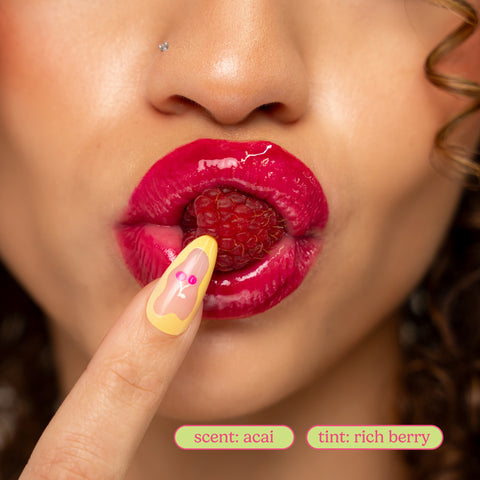 Raspberry Acai Smoothie Enhanced Protection Lip Treatment - ESW Beauty