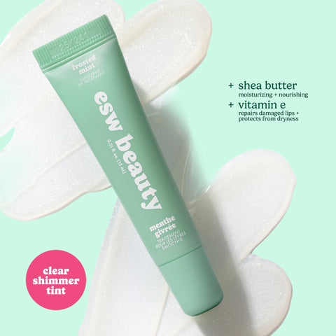 Frosted Mint Shimmer Smoothie Lip Treatment - ESW Beauty