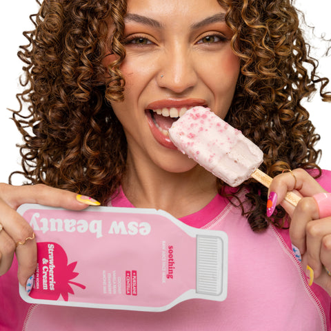 Strawberries & Cream Soothing Raw Juice Mask