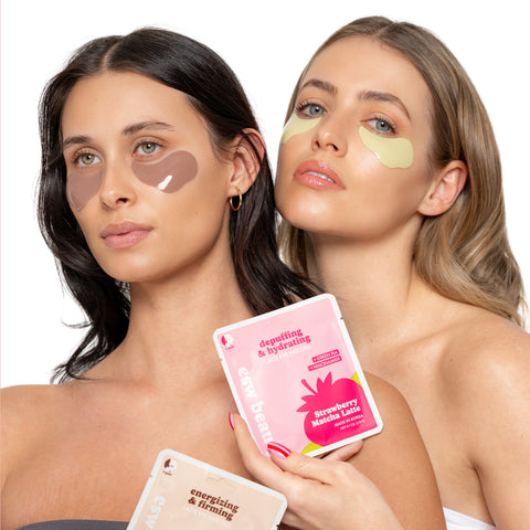 Strawberry Matcha Latte Depuffing & Hydrating Eye Patches