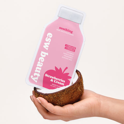 Strawberries & Cream Soothing Raw Juice Mask