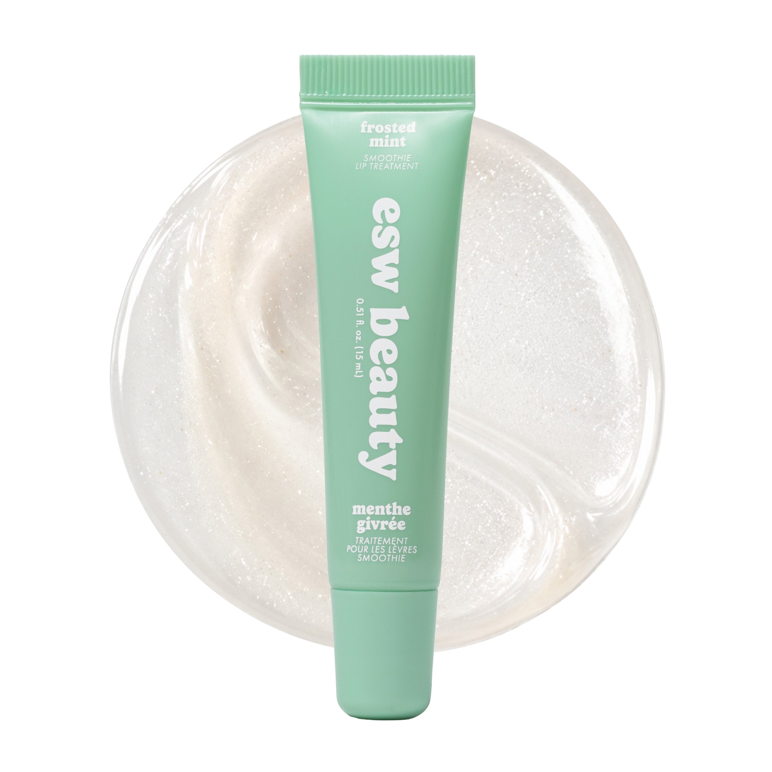 Frosted Mint Shimmer Smoothie Lip Treatment - ESW Beauty