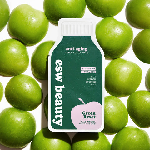 8 Pack - Green Reset Anti Aging Raw Juice Mask Multipack - ESW Beauty