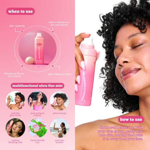 Lychee Breeze Revitalizing Infused Water Facial Mist - ESW Beauty