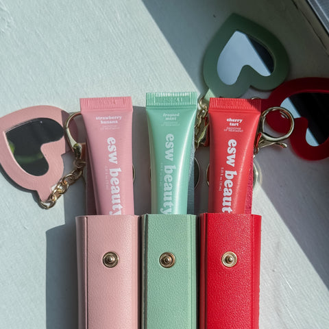 Cherry Red Smoothie Lip Treatment Keychain - ESW Beauty