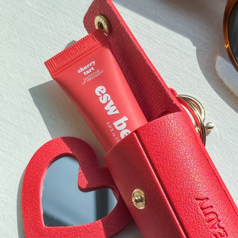 Cherry Red Smoothie Lip Treatment Keychain - ESW Beauty